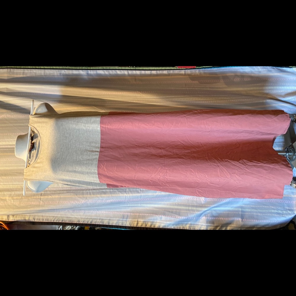 Two tone block dress